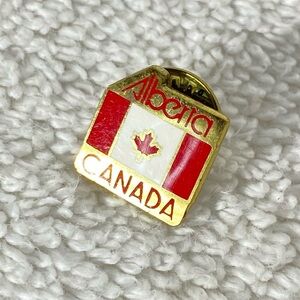 5/$25 Vintage Alberta Canada Canadian Flag Souvenir Pin